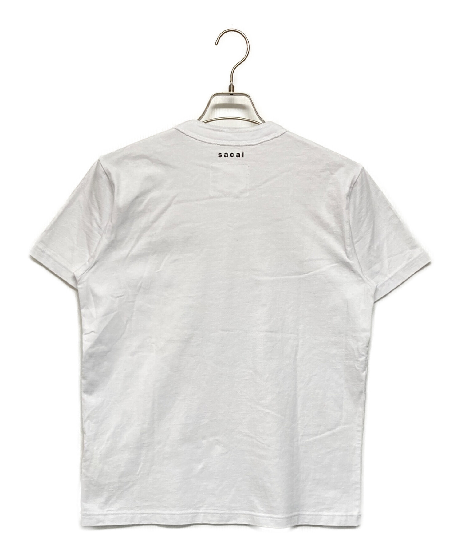 sacai (サカイ) KAWS (カウズ) Embroidery T-shirt ホワイト サイズ:SIZE 1