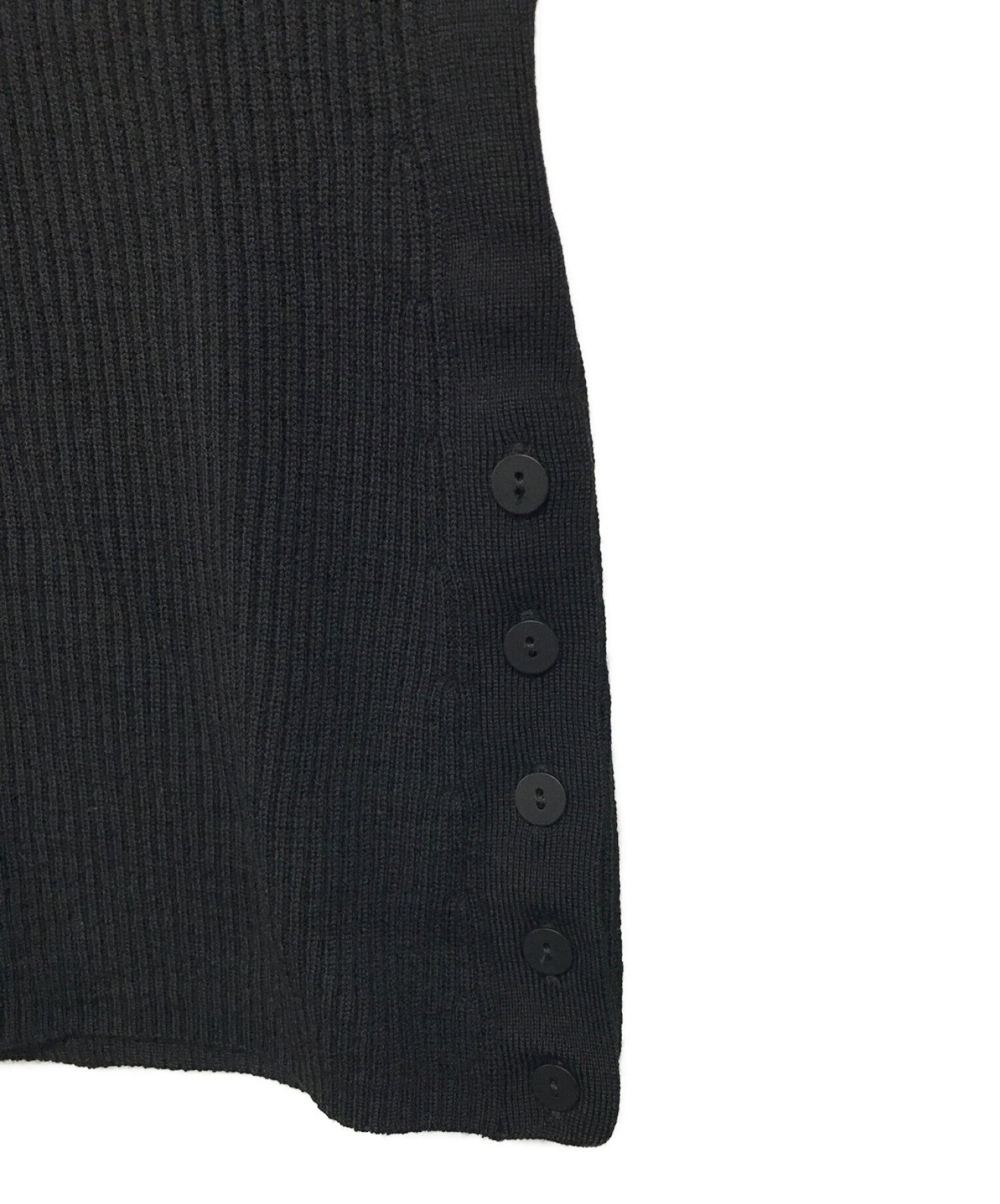 theory (セオリー) REGAL WOOL/SIDE BUTTON PO ブラック サイズ:SIZE S 未使用品