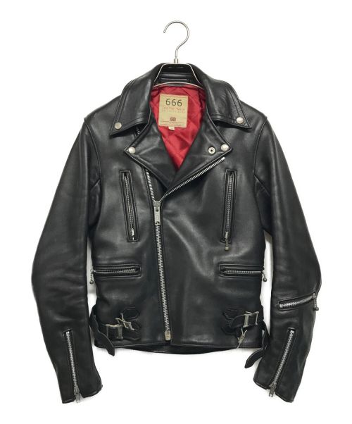 666 leather jacket - レザージャケット