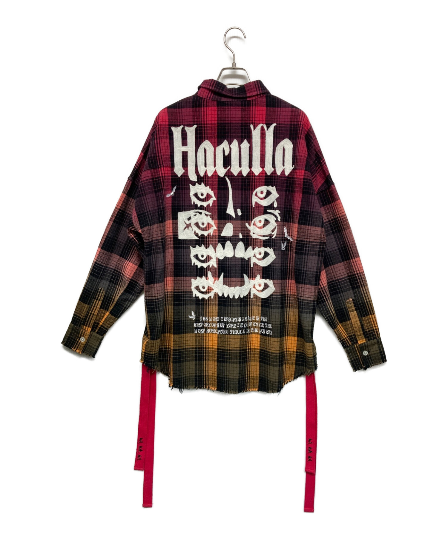 中古・古着通販】haculla (ハキュラ) GOTHIC WOVEN レッド サイズ:SIZE