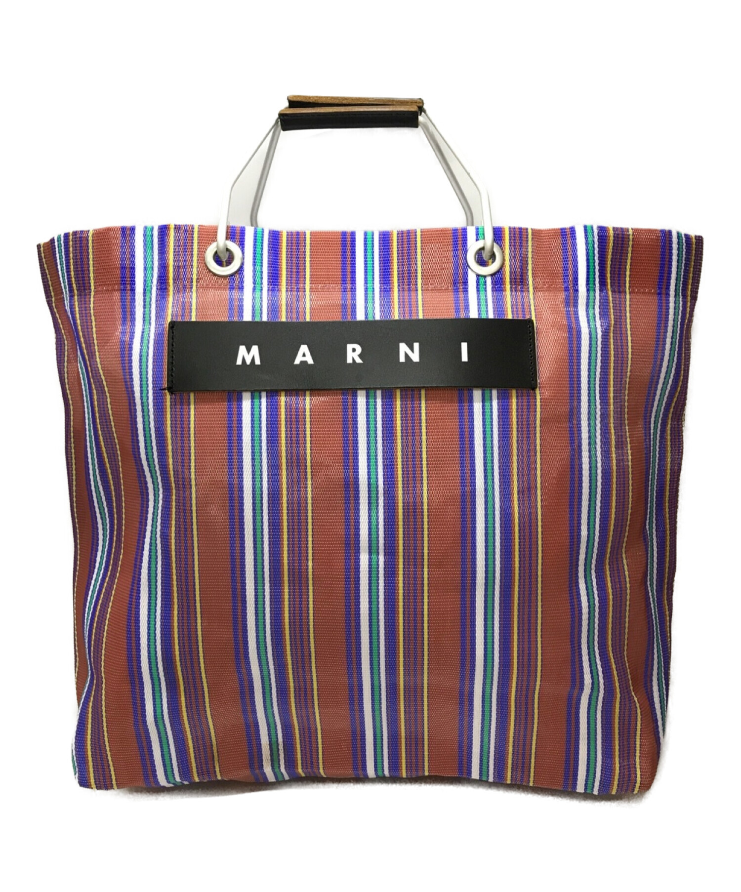 中古・古着通販】MARNI (マルニ) フラワーカフェトートバッグ レッド