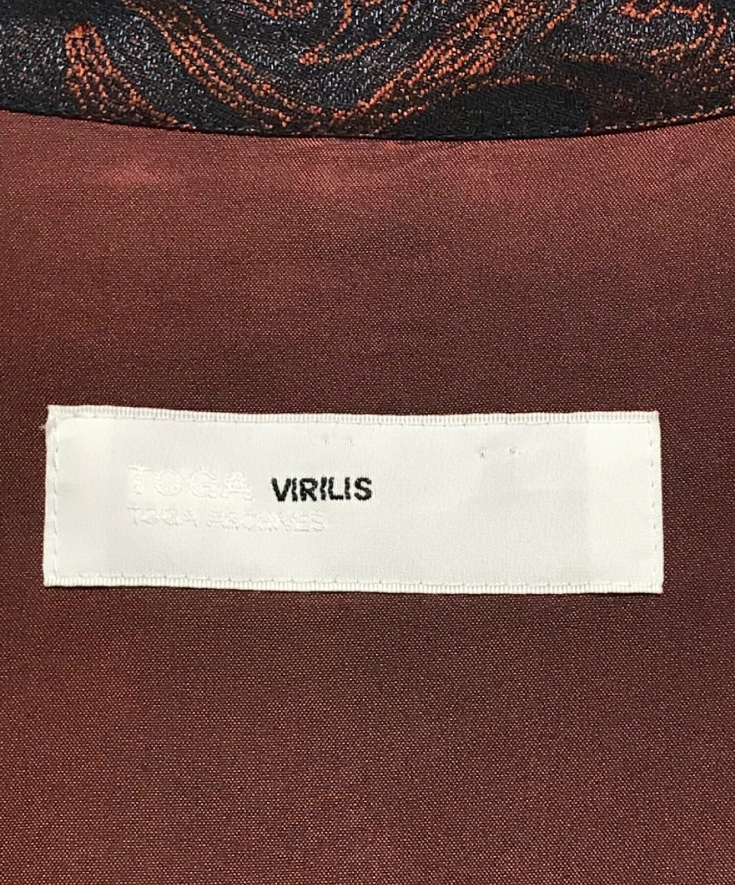 中古・古着通販】TOGA VIRILIS (トーガ ビリリース) POLYESTER