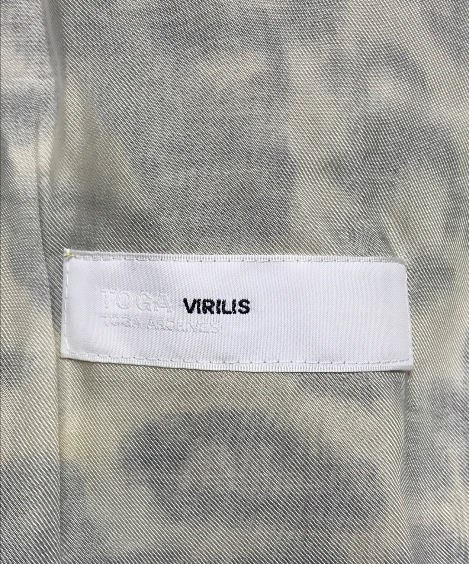 中古・古着通販】TOGA VIRILIS (トーガ ビリリース) インナープリント