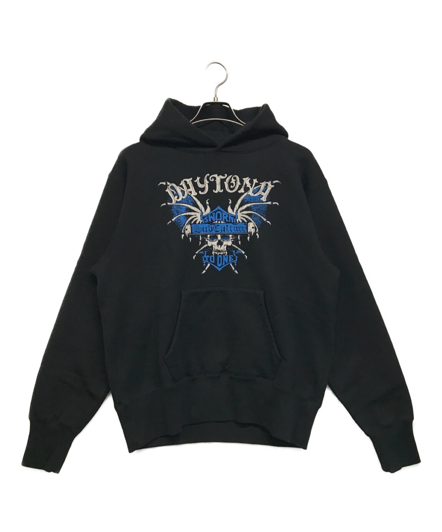 【セール低価】Subculture サブカルチャー DAYTONA SKULL T BLACK Tシャツ/カットソー(半袖/袖なし)