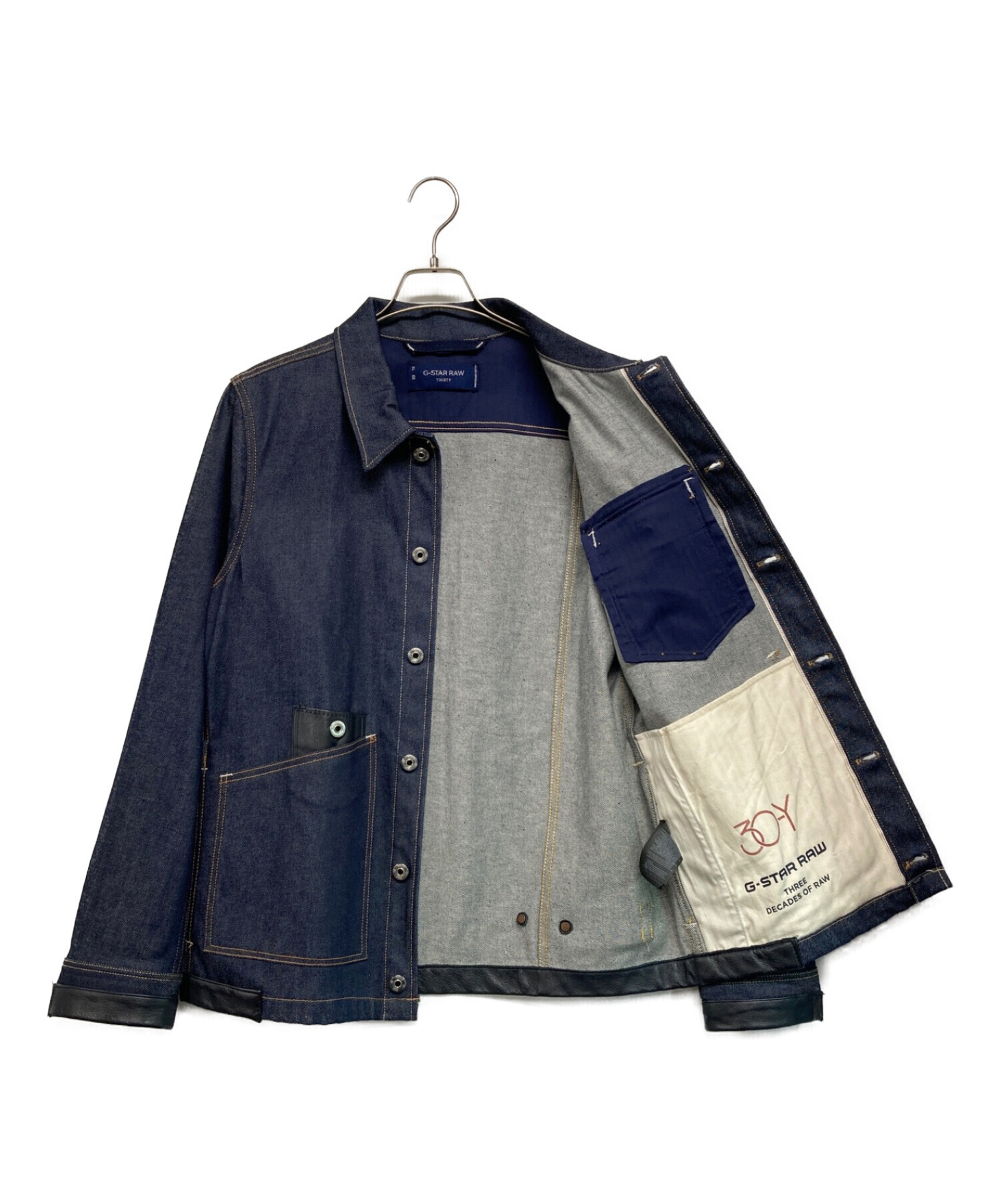 G-STAR RAW (ジースターロゥ) 30 YEARS LADSON JACKET インディゴ サイズ:SIZE M