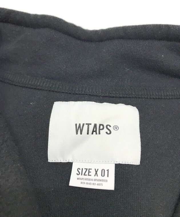 中古・古着通販】WTAPS (ダブルタップス) ハーフジップスウェット 