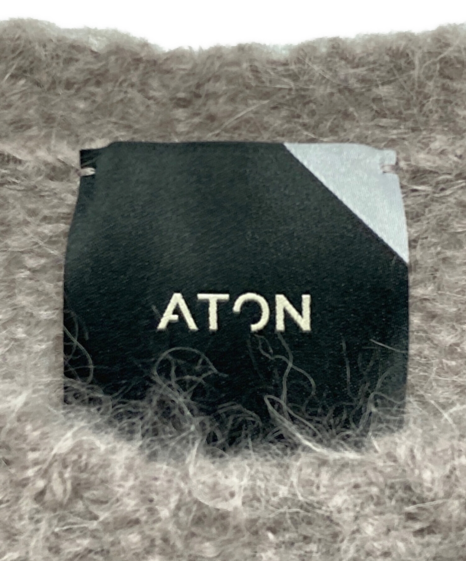 中古・古着通販】ATON (エイトン) モヘアシャギーボトルネックプルオーバー ピンク サイズ:SIZE 2｜ブランド・古着通販  トレファク公式【TREFAC FASHION】スマホサイト