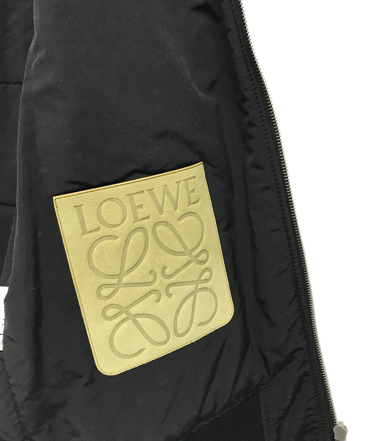 中古・古着通販】LOEWE (ロエベ) ボンバージャケット ブラック サイズ