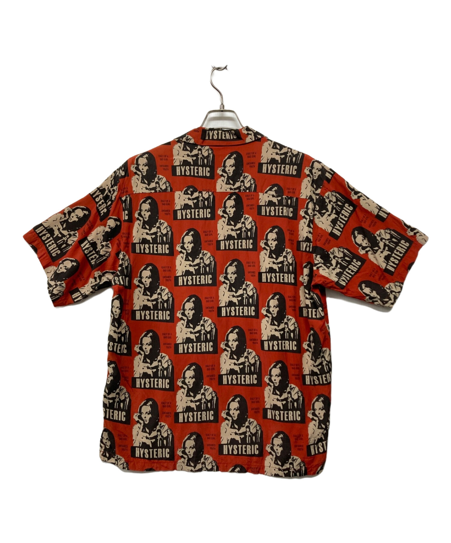 Hysteric Glamour (ヒステリックグラマー) アロハシャツ レッド サイズ:SIZE L