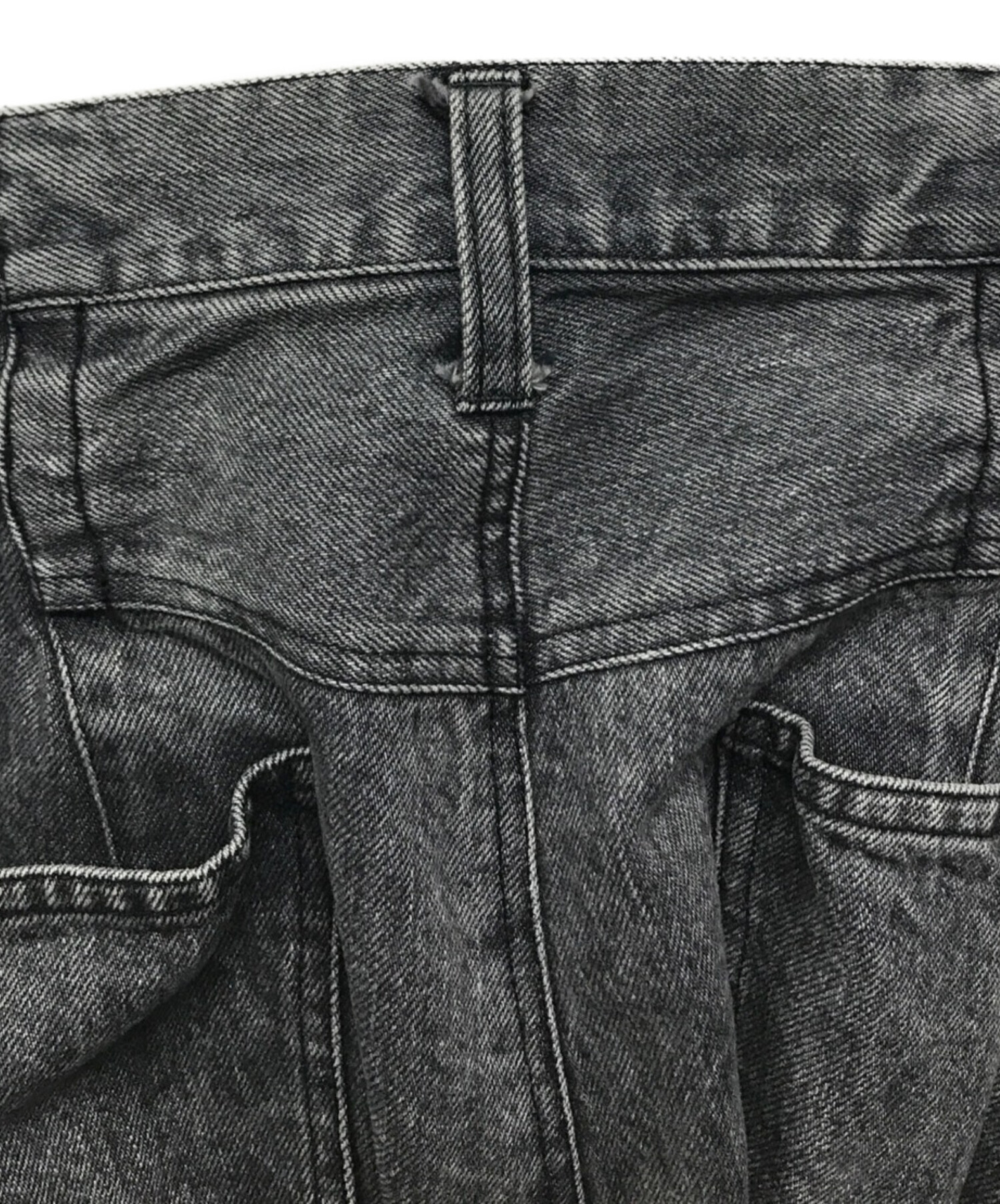 中古・古着通販】stein (シュタイン) EX WIDE HOOKED DENIM JEANS