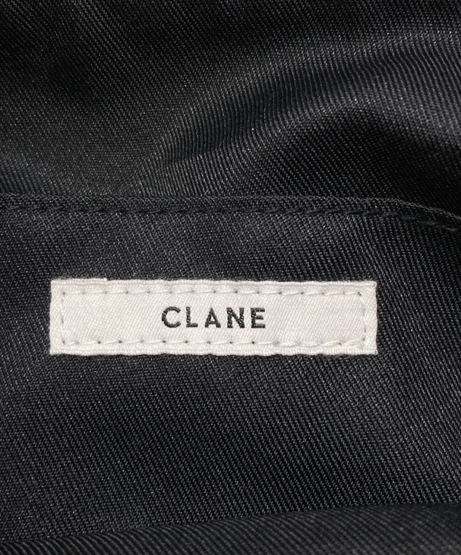 中古・古着通販】CLANE (クラネ) TRAPEZES WIDE TOTE ブラック