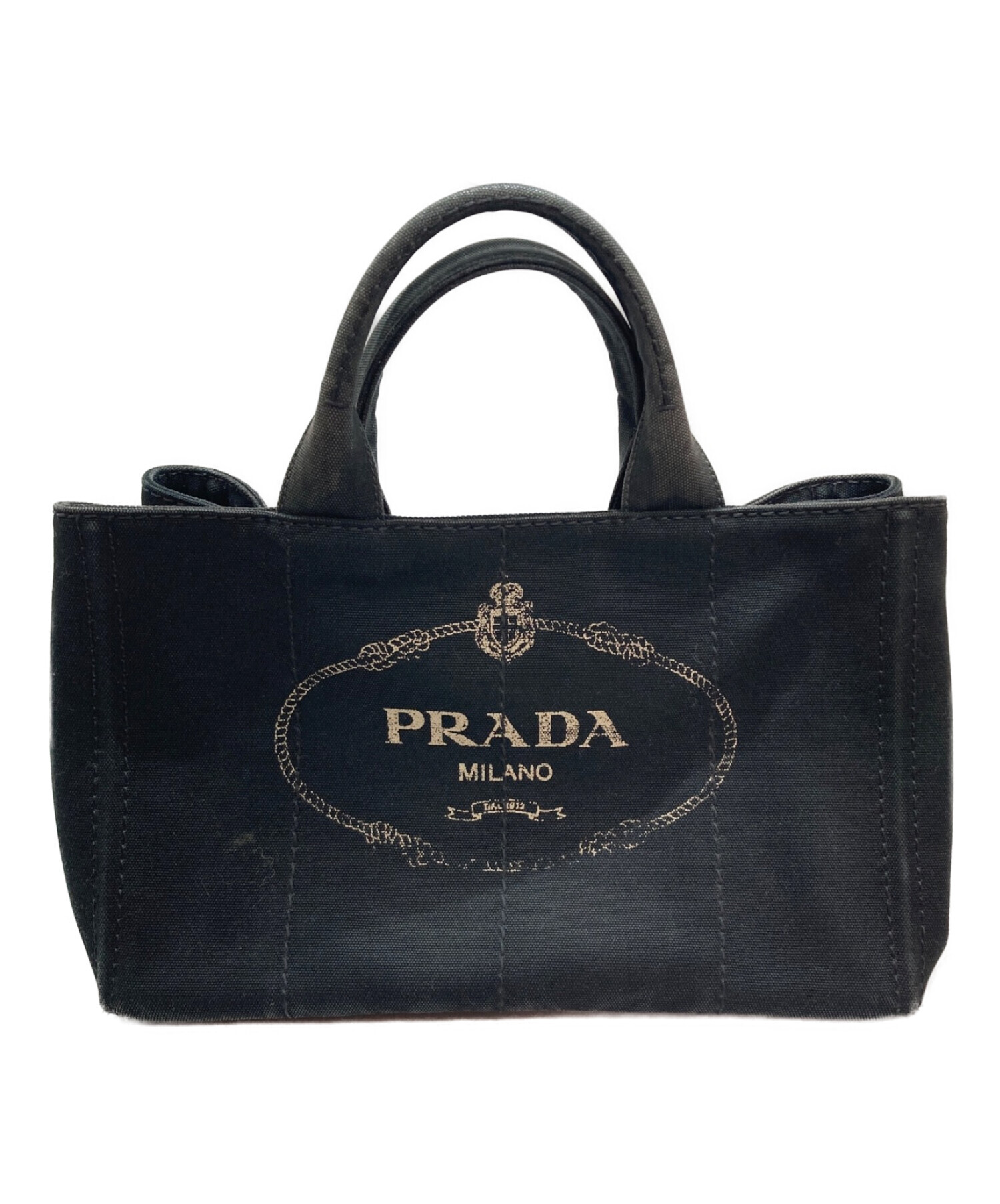 中古・古着通販】PRADA (プラダ) カナパ トートバッグ ブラック