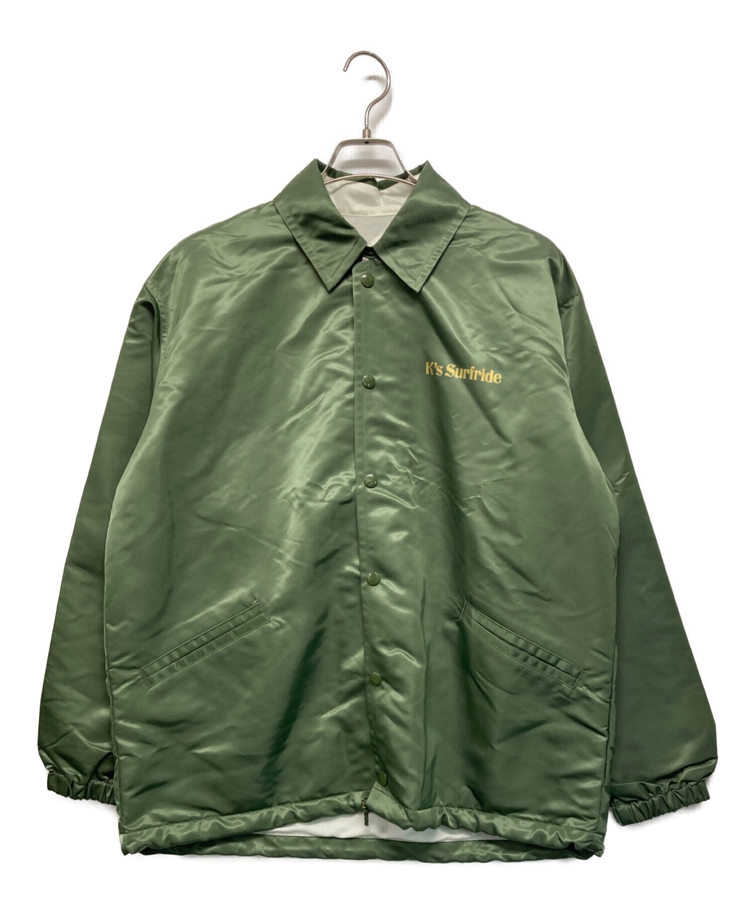 Subculture (サブカルチャー) K's surf ride DAMA SURFBOARDS COACHES JACKET オリーブ サイズ:2