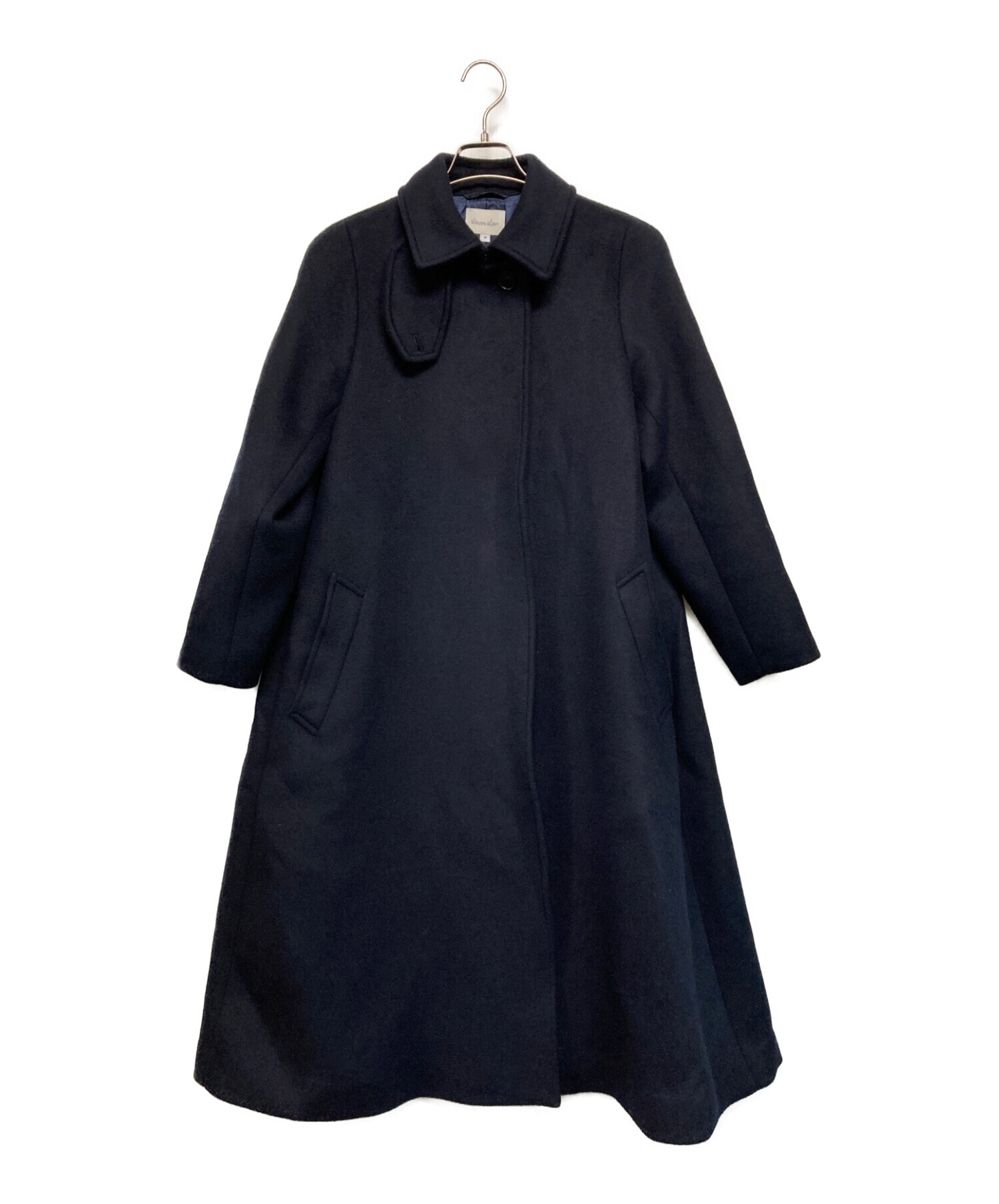 STEVEN ALAN (スティーブンアラン) WOOL BEAVER TENT COAT ネイビー サイズ:M