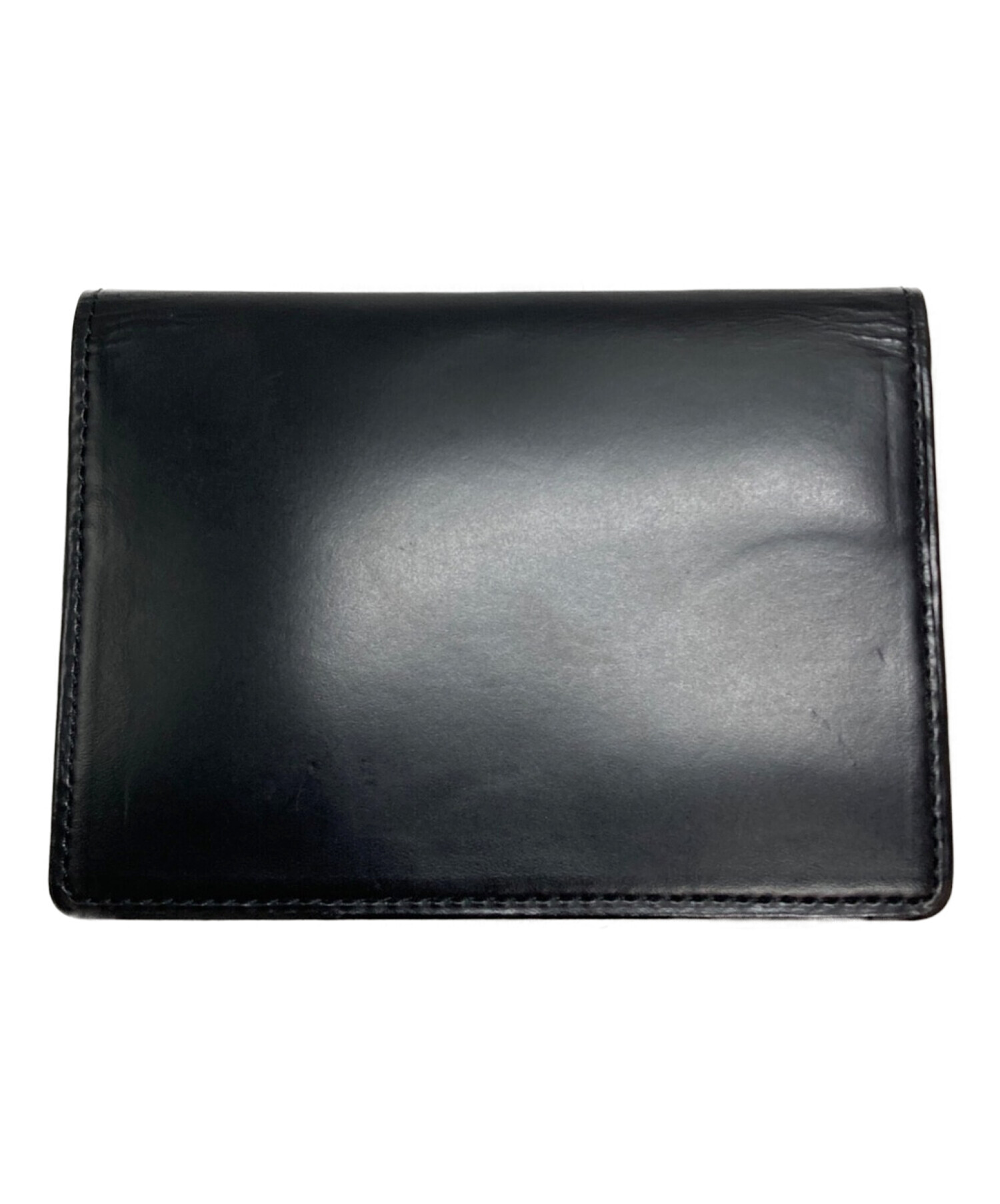 PORTER (ポーター) PS LEATHER WALLET GLASS LEATHER Ver ブラック