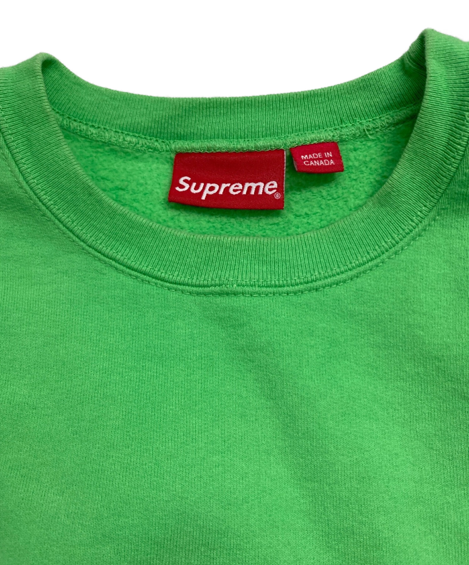 SUPREME (シュプリーム) Small Box Logo Sweat グリーン サイズ:SIZE L