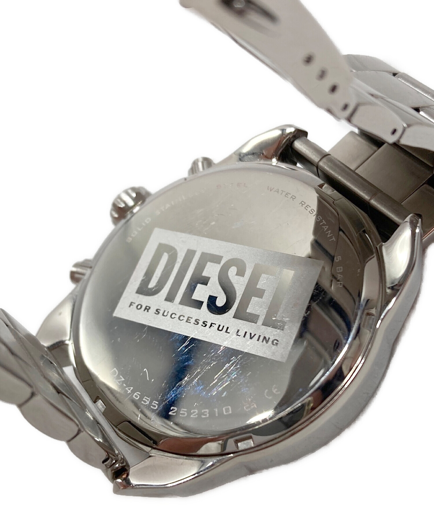 中古・古着通販】DIESEL (ディーゼル) SPIKEDウォッチ ブルー