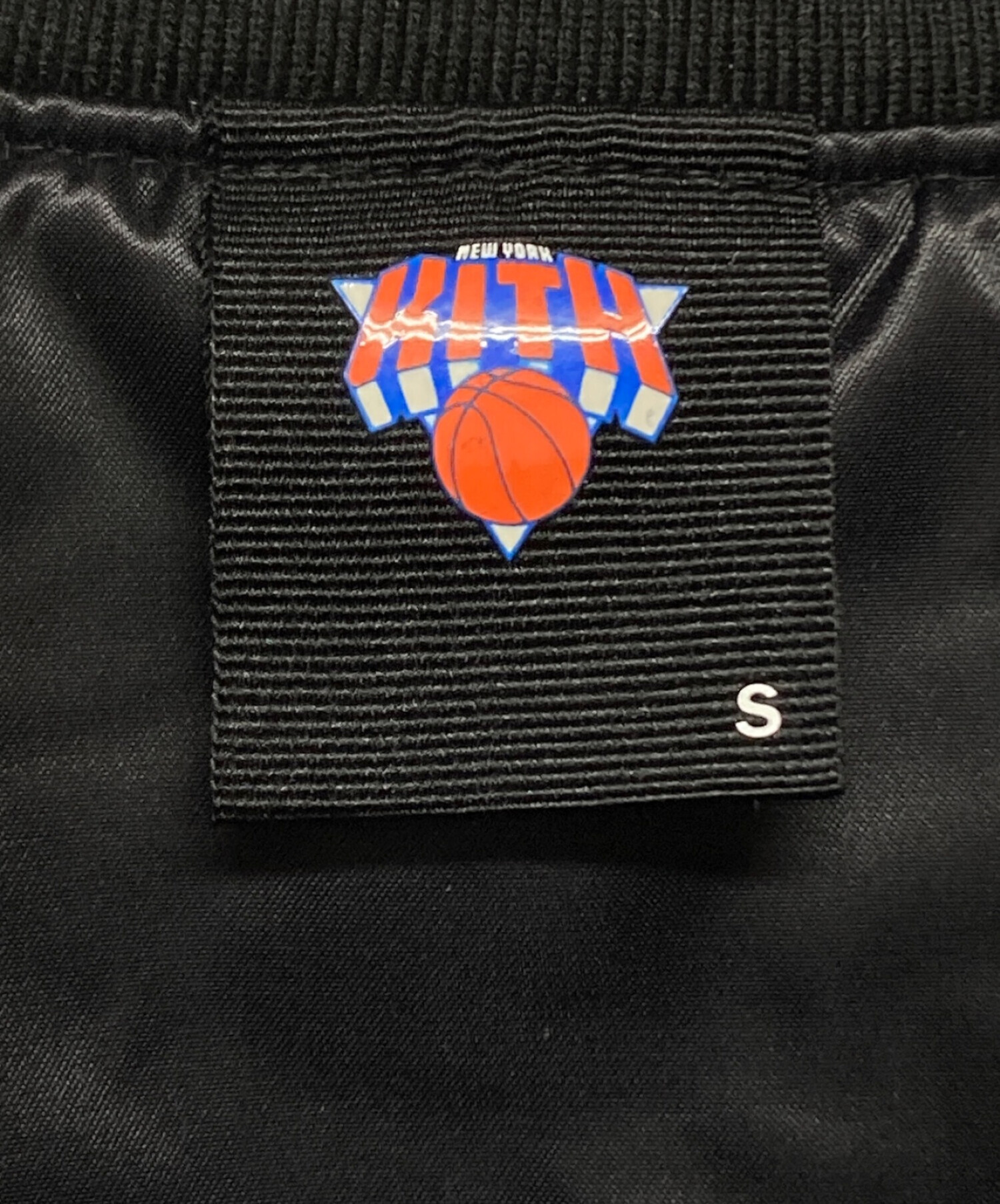 KITH (キス) KNICKS (ニックス) スタジャン ブラック サイズ:SIZE S