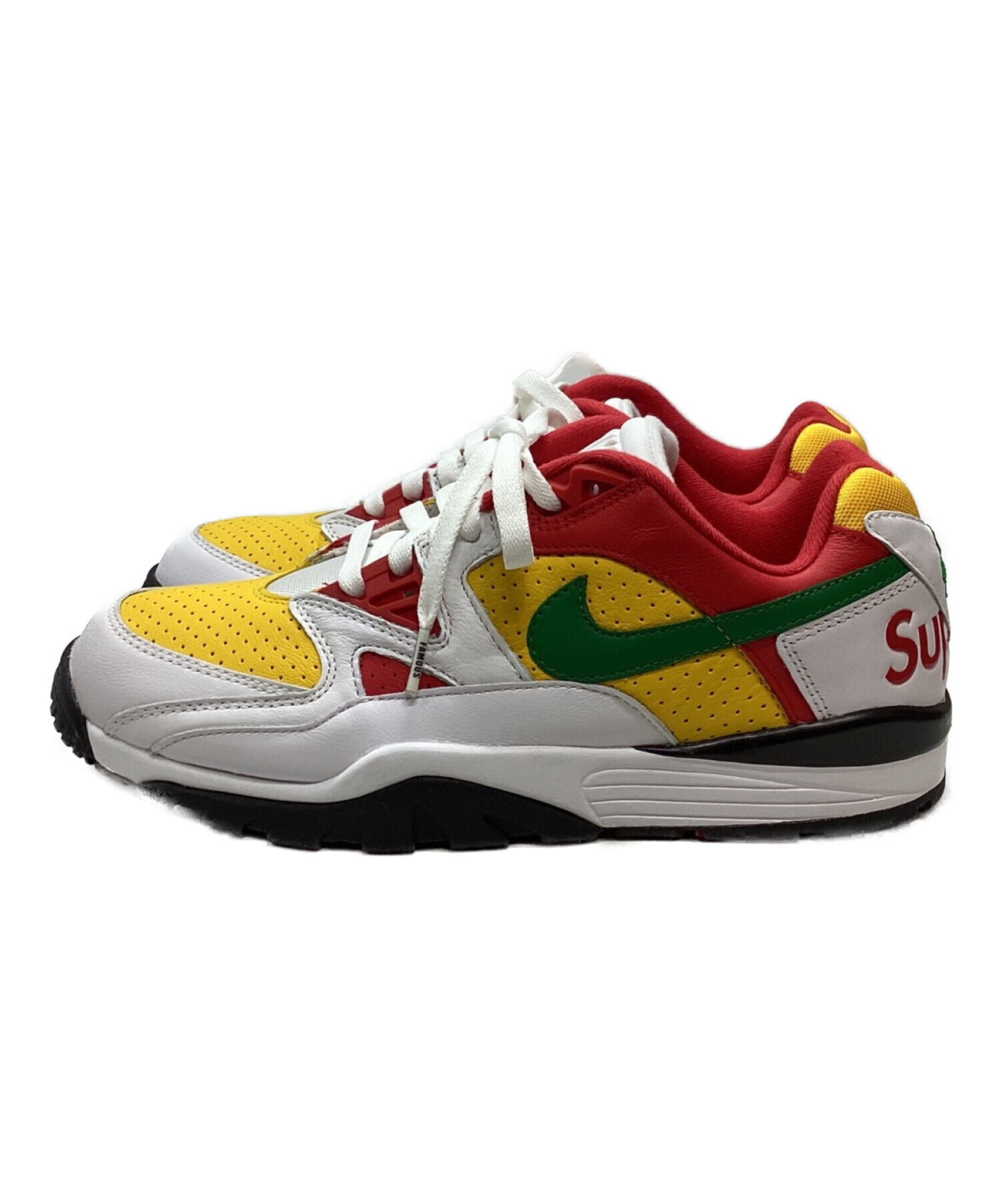 NIKE (ナイキ) SUPREME (シュプリーム) AIR CROSS TRAINER 3 ホワイト×レッド×イエロー サイズ:SIZE  28.5cm 未使用品