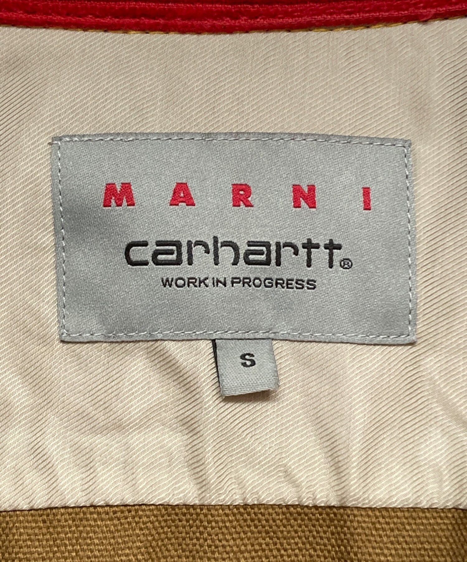 Carhartt WIP (カーハート) MARNI (マルニ) MARNI L/S OVER SHIRT ブラウン サイズ:SIZE S