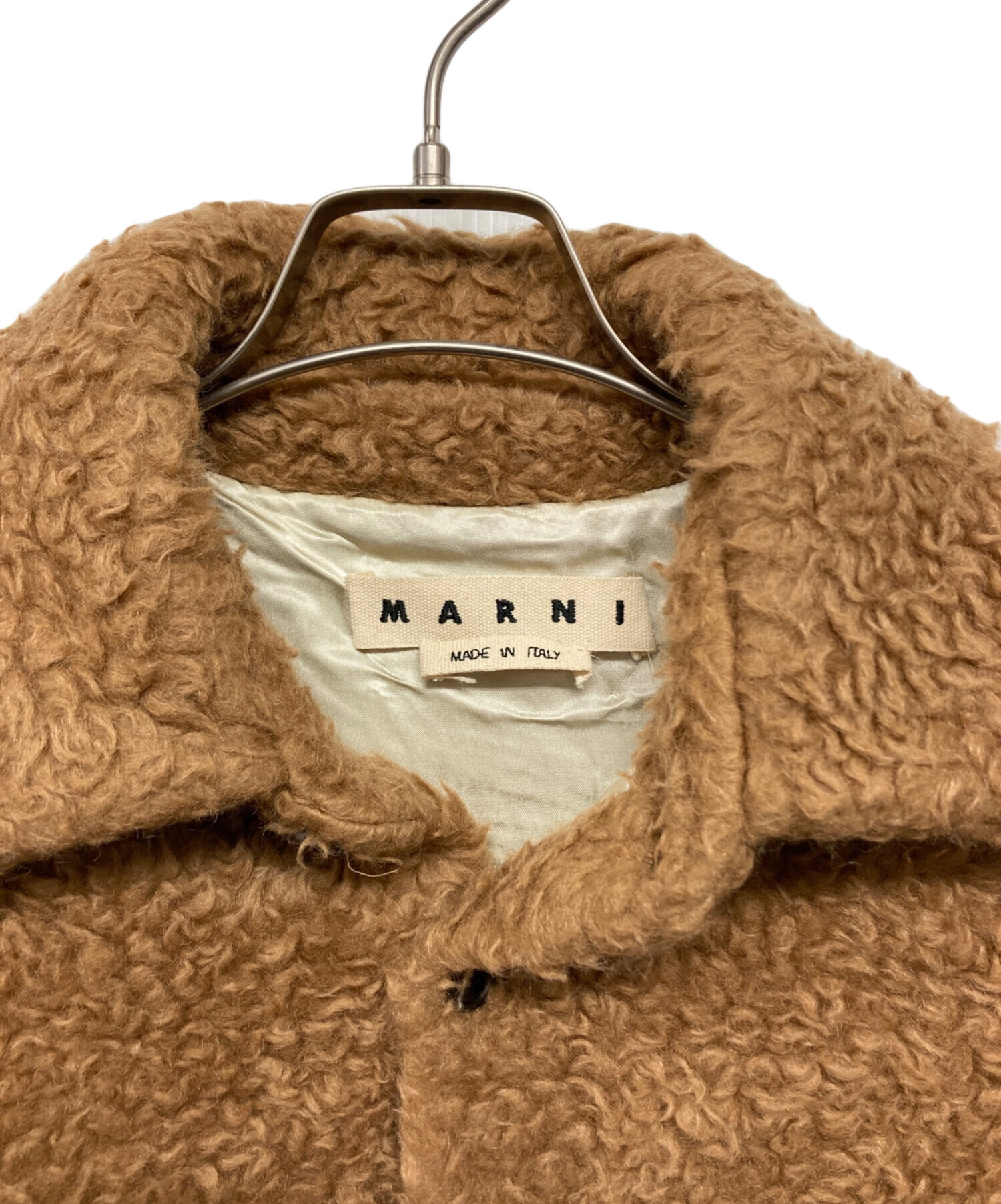 中古・古着通販】MARNI (マルニ) テディウールジャケット ブラウン サイズ:SIZE 46｜ブランド・古着通販 トレファク公式【TREFAC  FASHION】スマホサイト