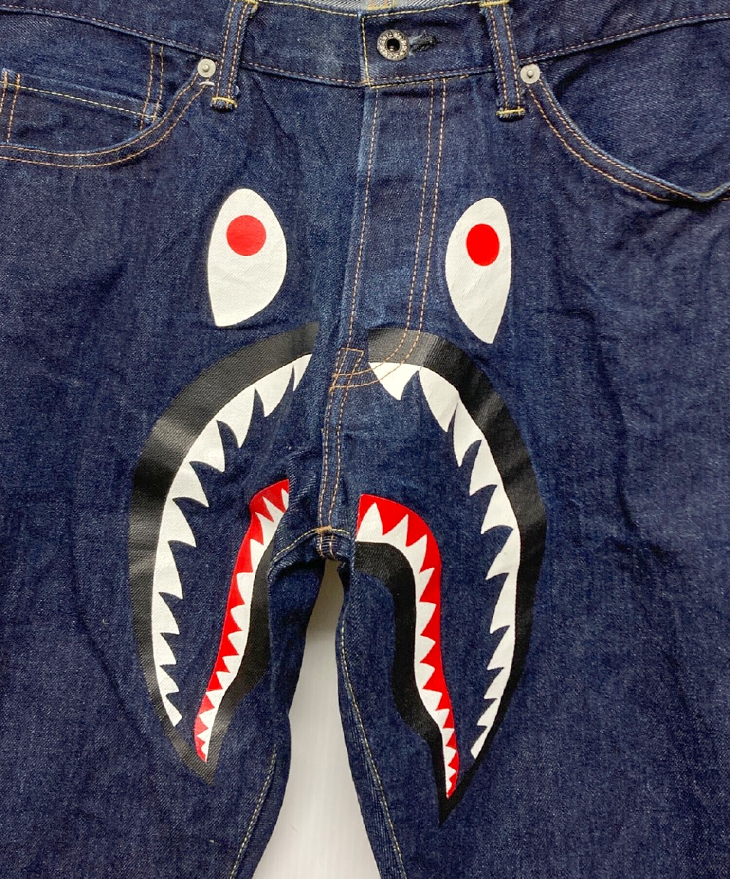 中古・古着通販】A BATHING APE (アベイシングエイプ) SHARK DENIM