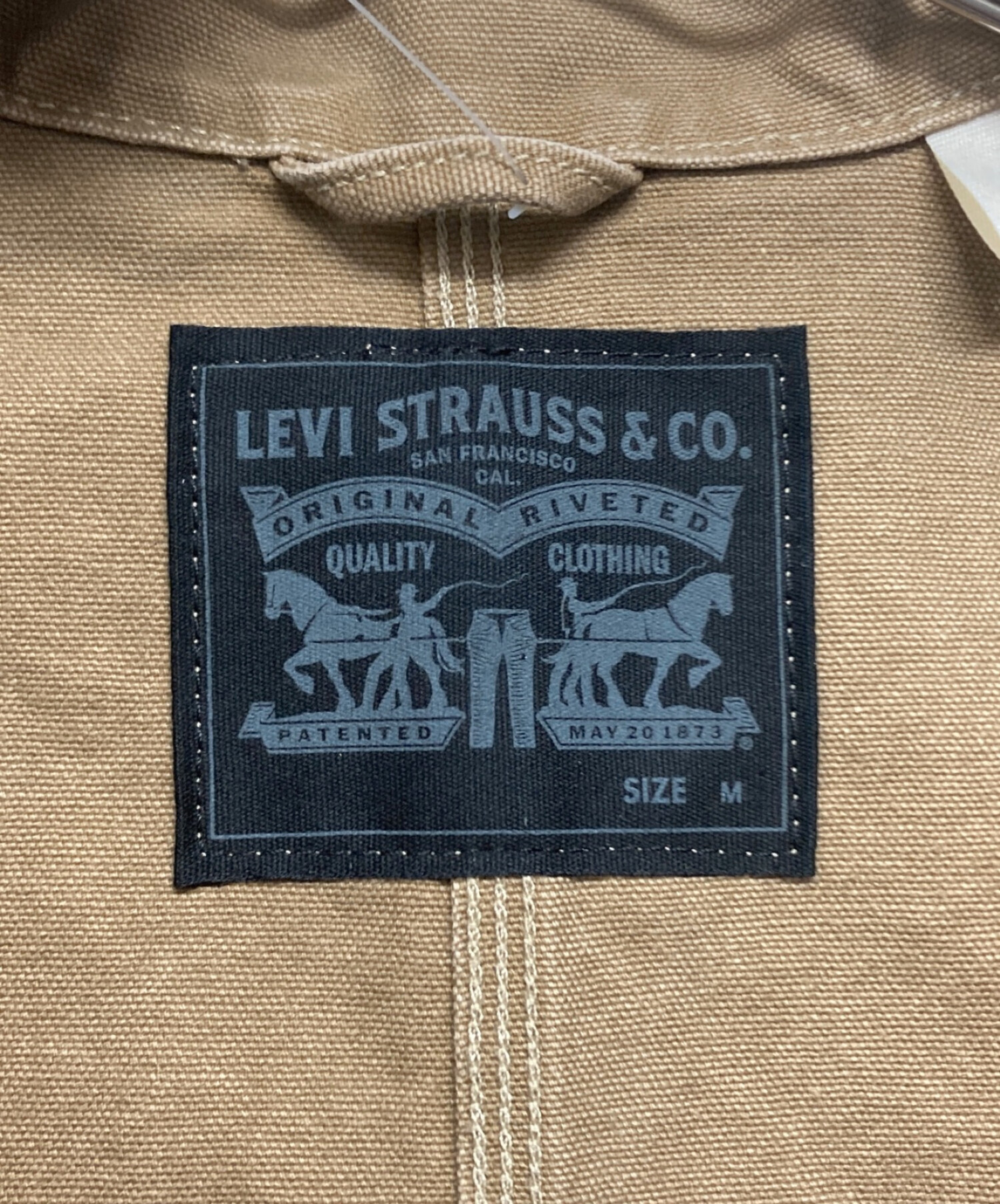 中古・古着通販】LEVI'S (リーバイス) ジップジャケット ブラウン