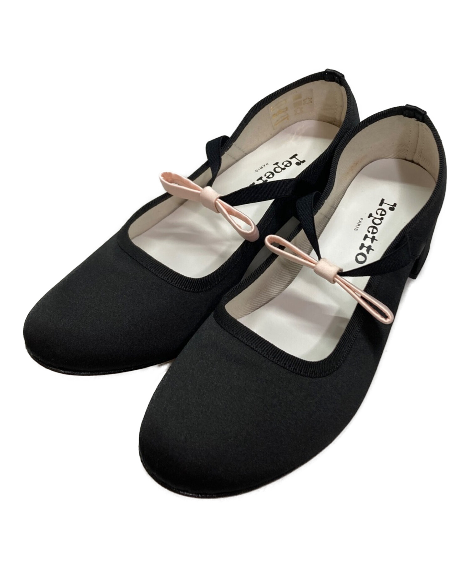 repetto (レペット) メリージェーンヒールパンプス ブラック サイズ:SIZE 35.5