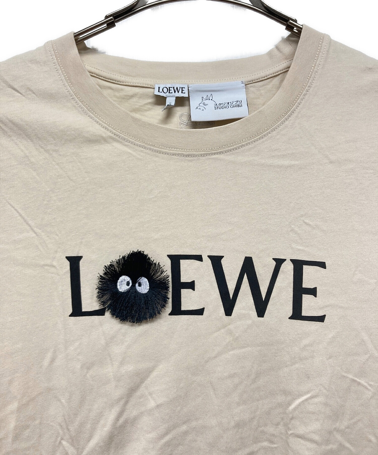 色…黒《LOEWE》 ロエベ×スタジオジブリ「千と千尋 」まっくろくろすけTシャツ