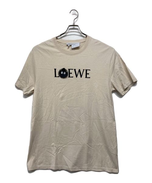 中古・古着通販】LOEWE (ロエベ) スタジオジブリ (スタジオジブリ) まっくろくろすけジブリロゴプリントTシャツ ベージュ サイズ:SIZE  L｜ブランド・古着通販 トレファク公式【TREFAC FASHION】スマホサイト