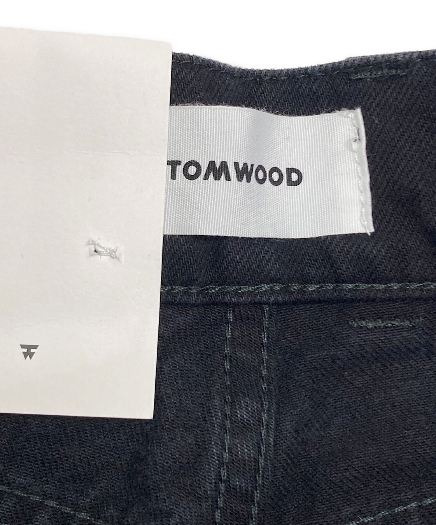 TOM WOOD (トムウッド) CLAUDIAデニムパンツ ブラック サイズ:SIZE W26 未使用品