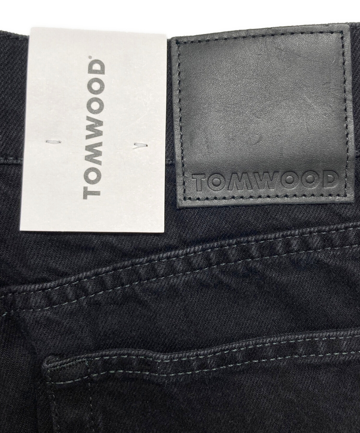 TOM WOOD (トムウッド) CLAUDIAデニムパンツ ブラック サイズ:SIZE W26 未使用品