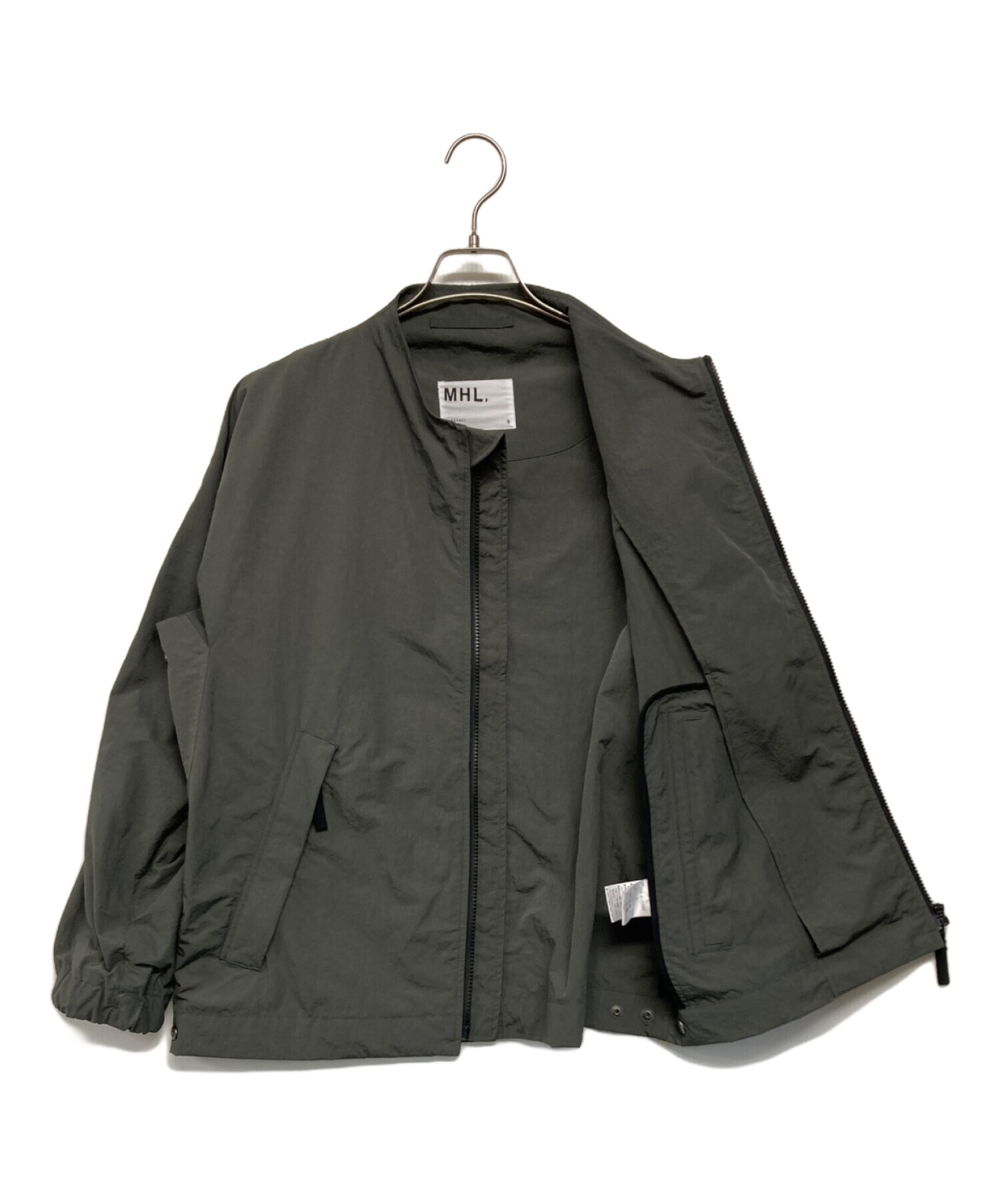 【中古・古着通販】MHL (エムエイチエル) COMPACT NYLON JACKET グレー サイズ:SIZE S｜ブランド・古着通販  トレファク公式【TREFAC FASHION】スマホサイト