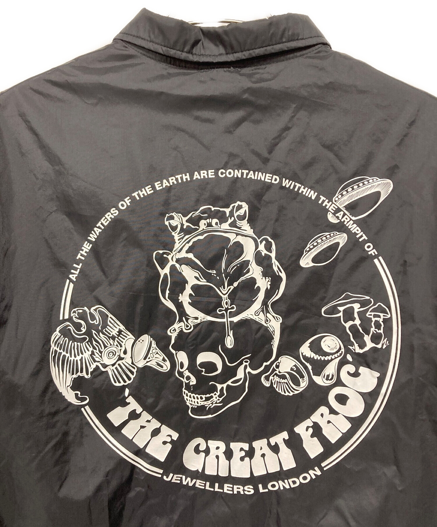 中古・古着通販】THE GREAT FROG (ザグレートフロッグ) コーチジャケット ブラック サイズ:SIZE M｜ブランド・古着通販  トレファク公式【TREFAC FASHION】スマホサイト