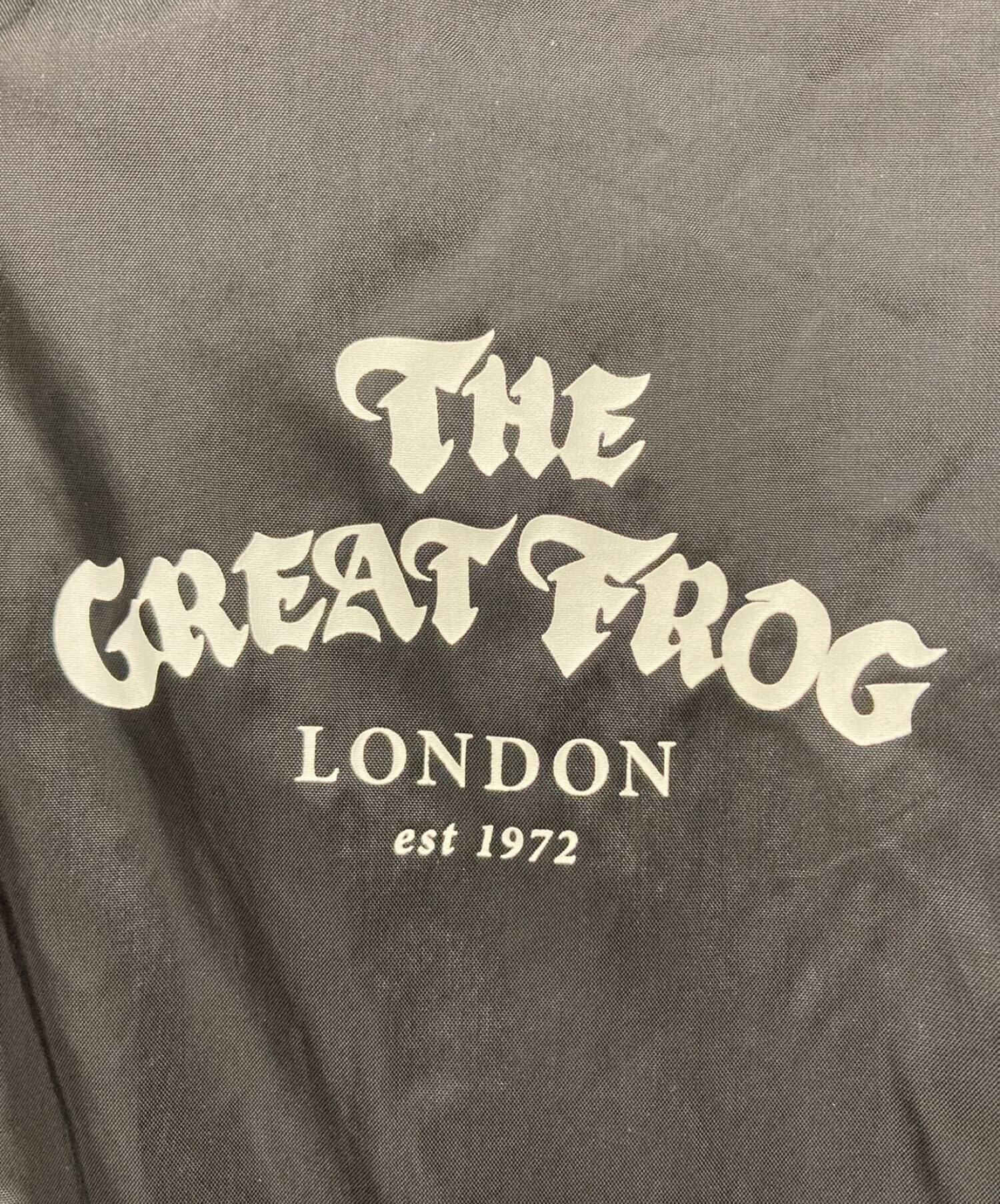 THE GREAT FROG (ザグレートフロッグ) コーチジャケット ブラック サイズ:SIZE M