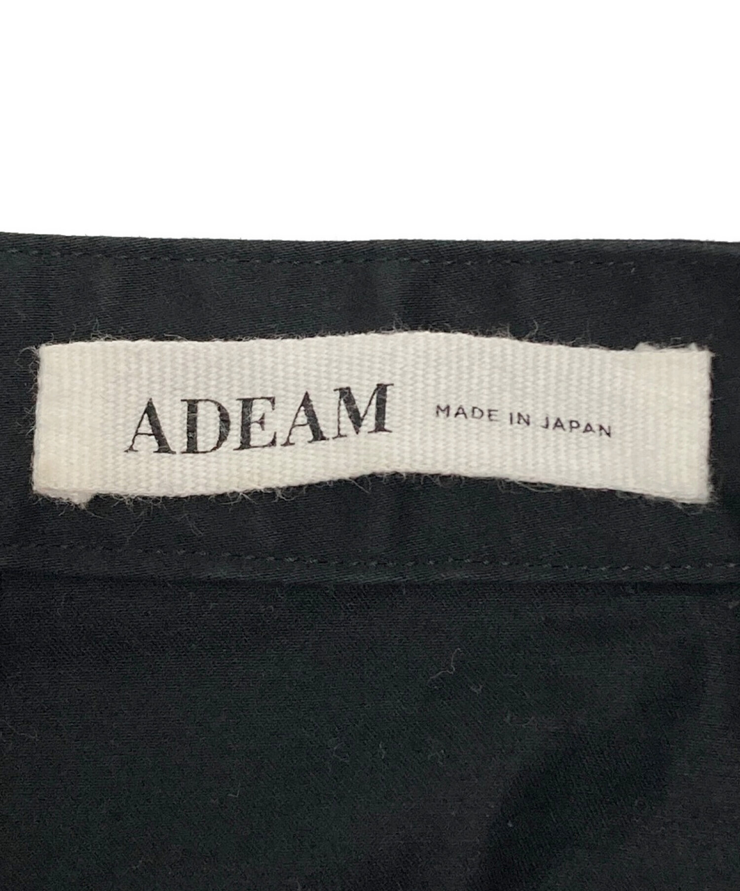 中古・古着通販】ADEAM (アディアム) スタンドカラーブラウス ブラック サイズ:SIZE 0｜ブランド・古着通販 トレファク公式【TREFAC  FASHION】スマホサイト