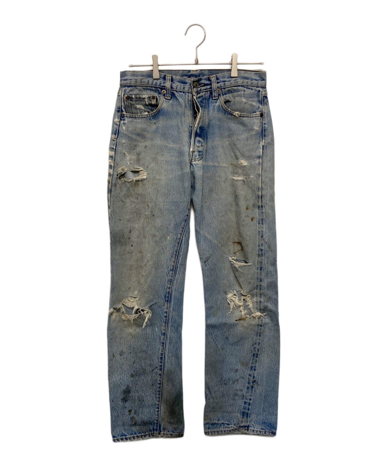 中古・古着通販】LEVI'S (リーバイス) 66後期501ヴィンテージデニムパンツ インディゴ サイズ:実寸W：約75cm/L：約73cm｜ブランド・古着通販  トレファク公式【TREFAC FASHION】スマホサイト