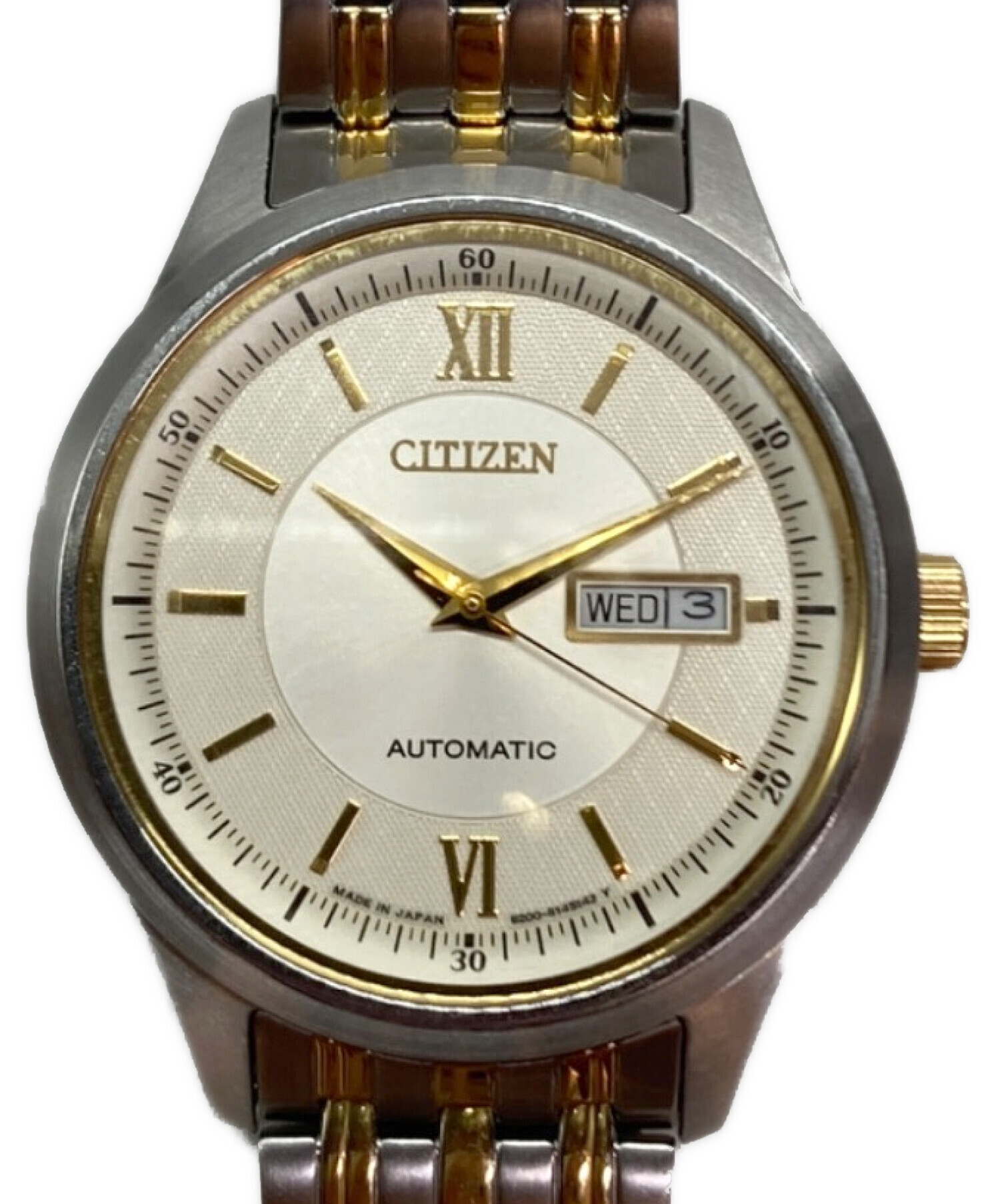 中古・古着通販】CITIZEN (シチズン) 自動巻 裏蓋スケルトン リストウォッチ ベージュ｜ブランド・古着通販 トレファク公式【TREFAC  FASHION】スマホサイト