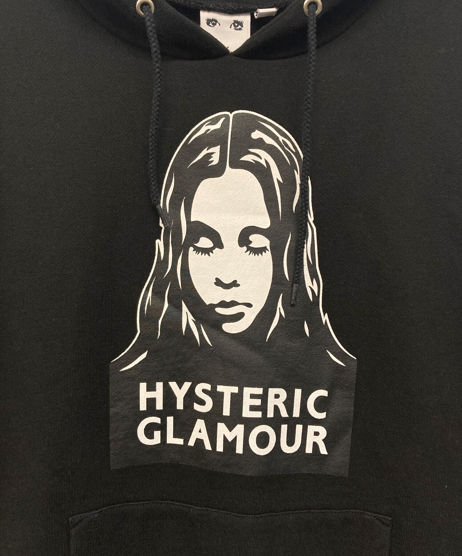 中古・古着通販】X-GIRL (エックスガール) Hysteric Glamour (ヒステリックグラマー) コラボプルオーバーパーカー ブラック  サイズ:SIZE S｜ブランド・古着通販 トレファク公式【TREFAC FASHION】スマホサイト