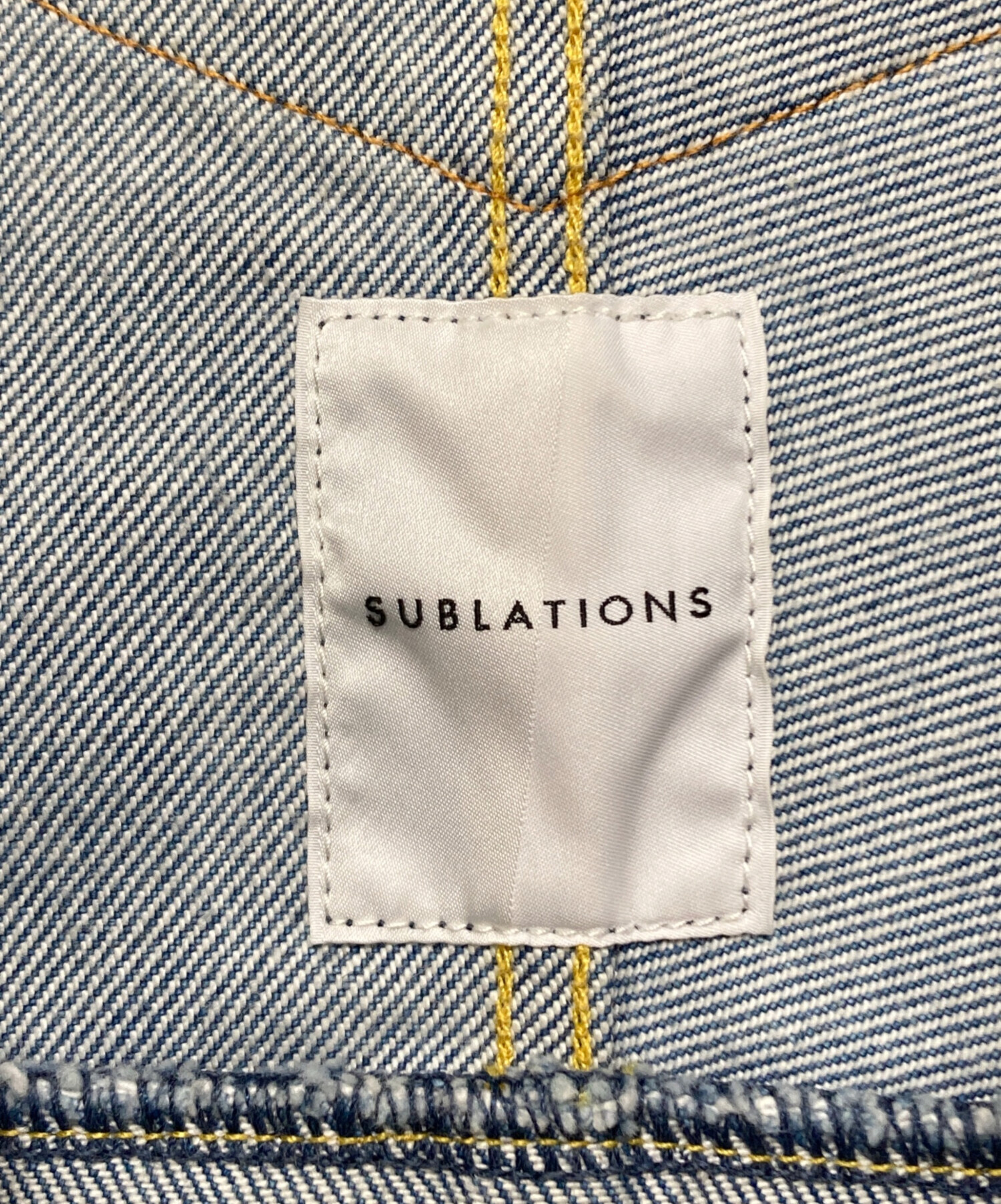 中古・古着通販】SUBLATIONS (サブレーションズ) デニムトラッカージャケット インディゴ サイズ:SIZE 1｜ブランド・古着通販  トレファク公式【TREFAC FASHION】スマホサイト