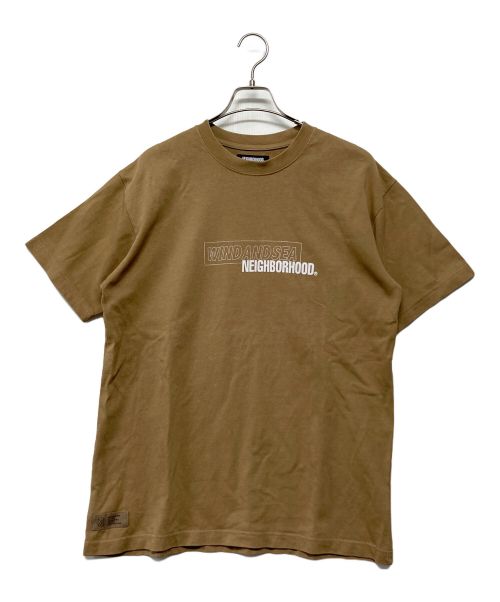 中古・古着通販】NEIGHBORHOOD (ネイバーフッド) WIND AND SEA (ウィンダンシー) コラボプリントTシャツ ブラウン サイズ:L｜ブランド・古着通販  トレファク公式【TREFAC FASHION】スマホサイト