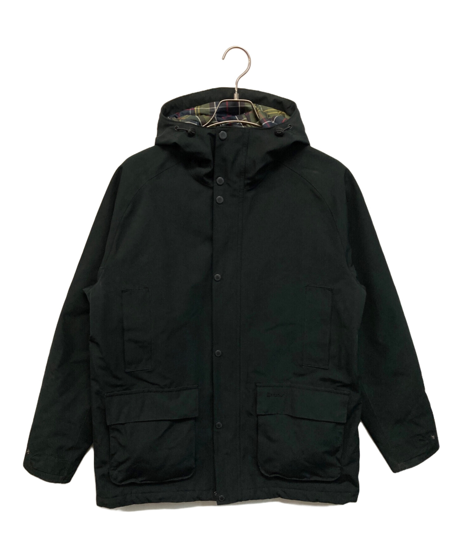 Barbour (バブアー) ２レイヤー中綿フード付きBEDALEジャケット ブラック サイズ:L