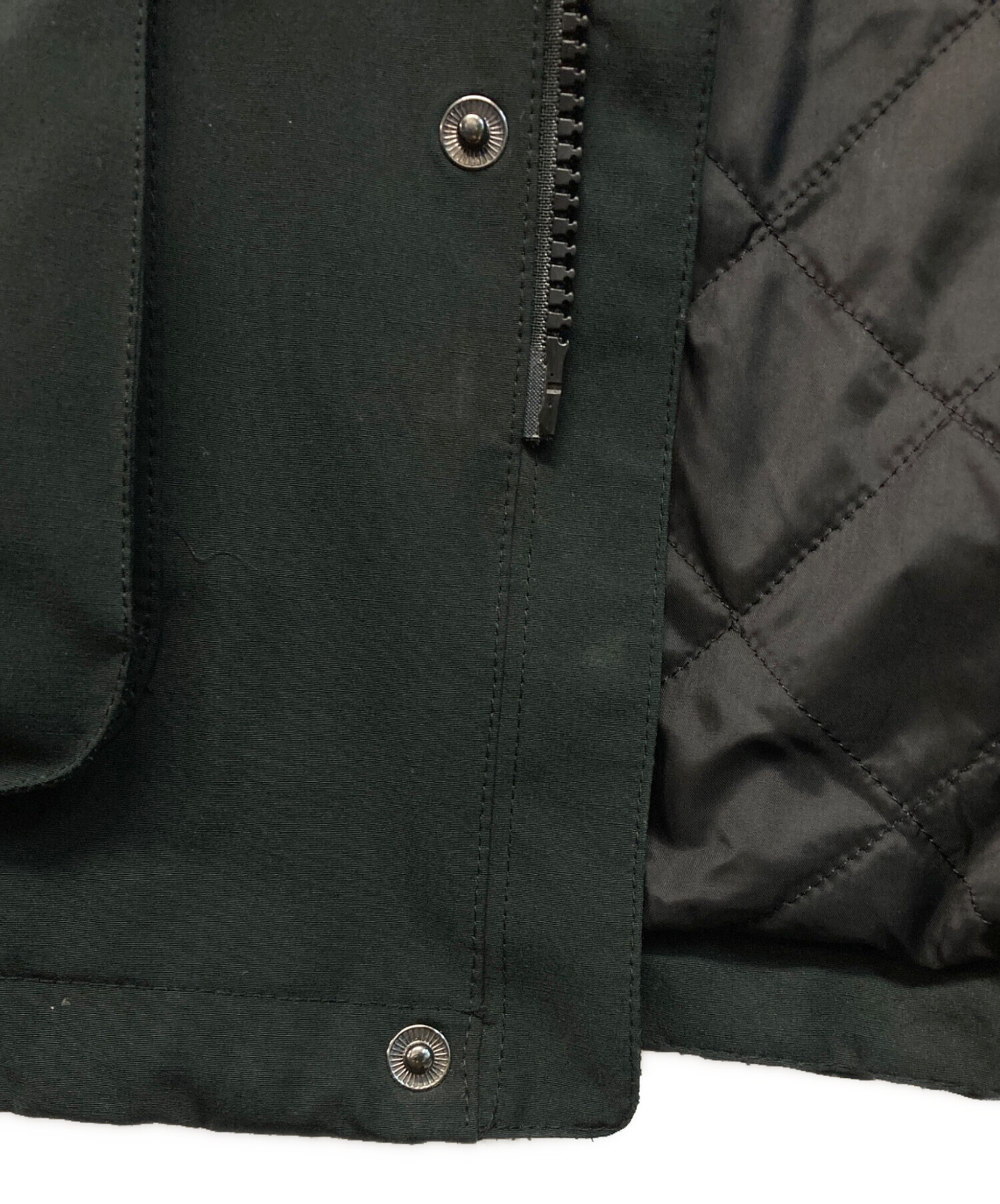 中古・古着通販】Barbour (バブアー) ２レイヤー中綿フード付きBEDALEジャケット ブラック サイズ:L｜ブランド・古着通販  トレファク公式【TREFAC FASHION】スマホサイト