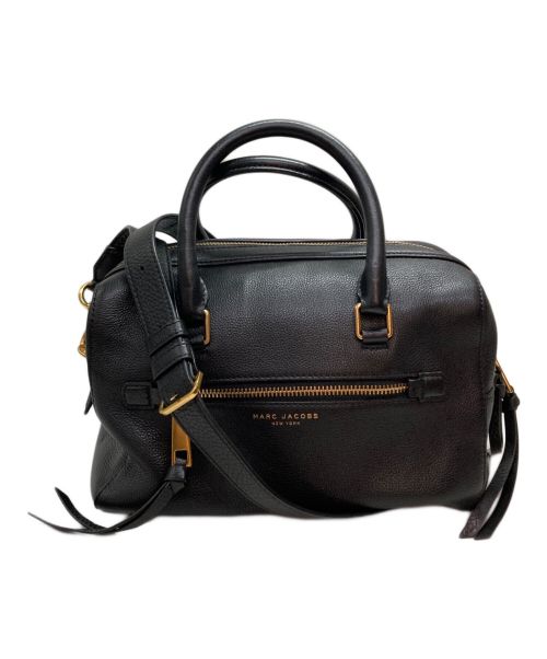 【中古・古着通販】MARC JACOBS (マークジェイコブス) 2WAYミニボストンバッグ ブラック｜ブランド・古着通販  トレファク公式【TREFAC FASHION】スマホサイト