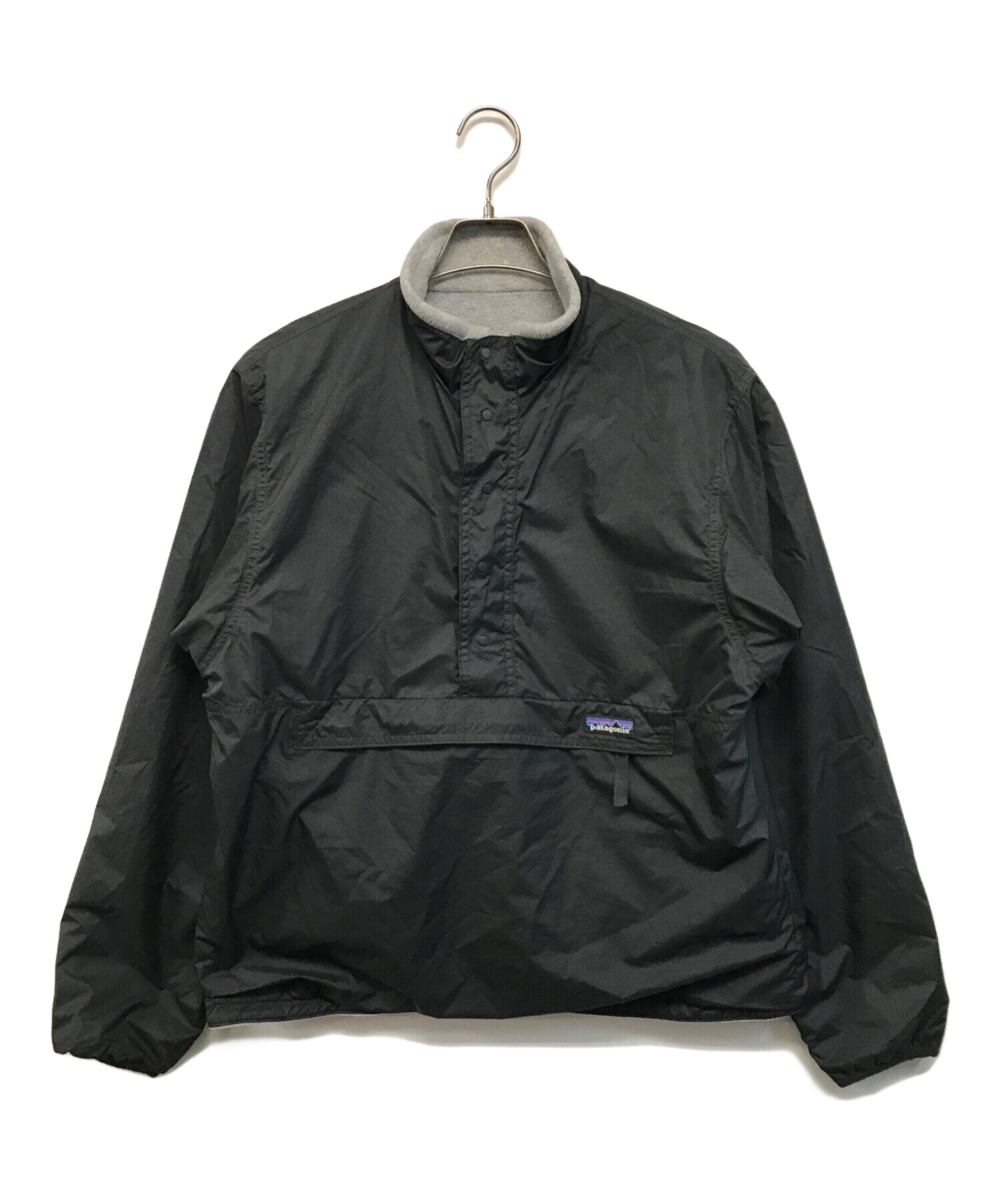 Patagonia (パタゴニア) グリセードリバーシブルフリースジャケット ブラック×グレー サイズ:SIZE S