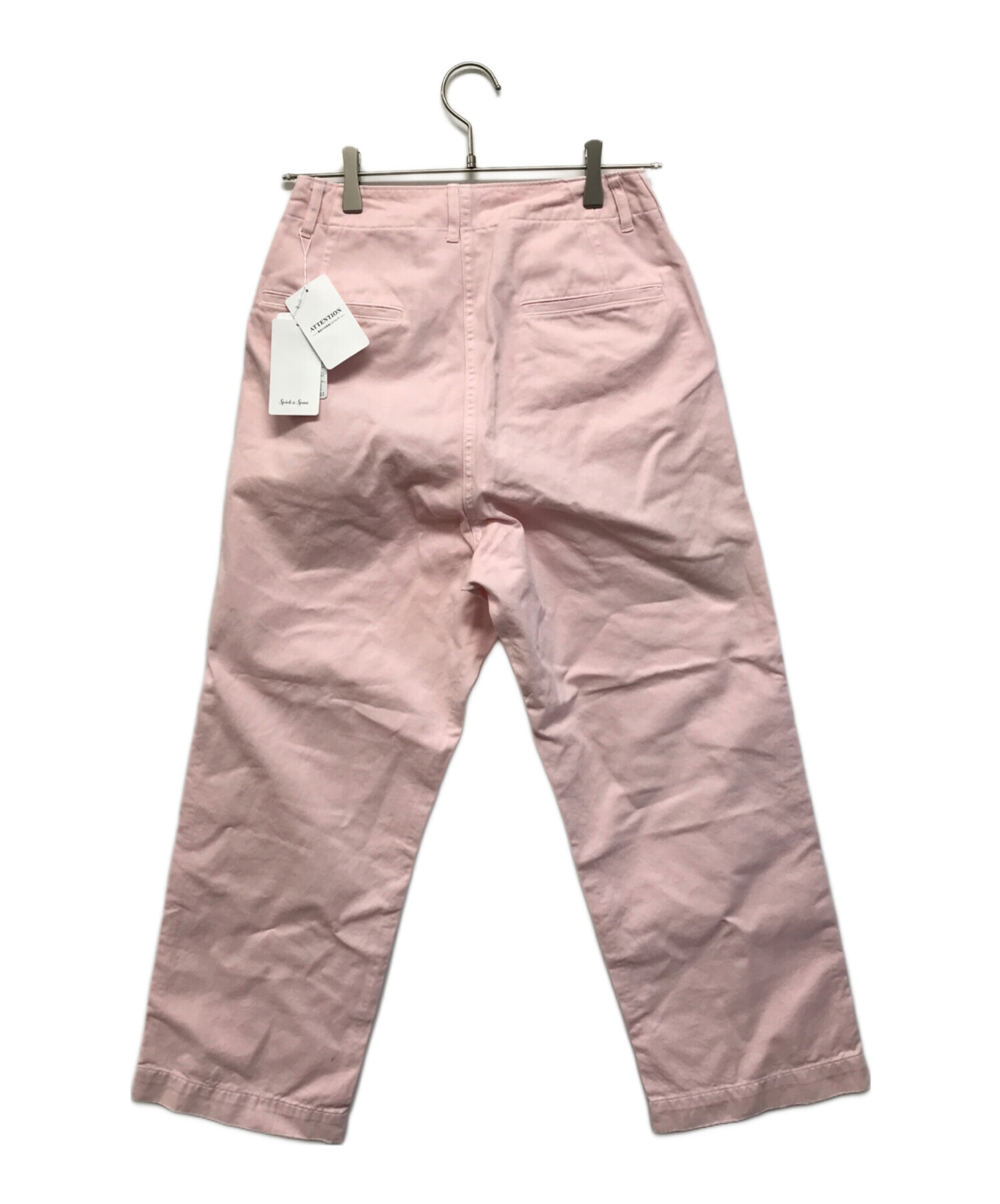 中古・古着通販】Spick and Span (スピックアンドスパン) Higuchi×S チノワイドパンツ ピンク サイズ:SIZE S 未使用品｜ブランド・古着通販  トレファク公式【TREFAC FASHION】スマホサイト