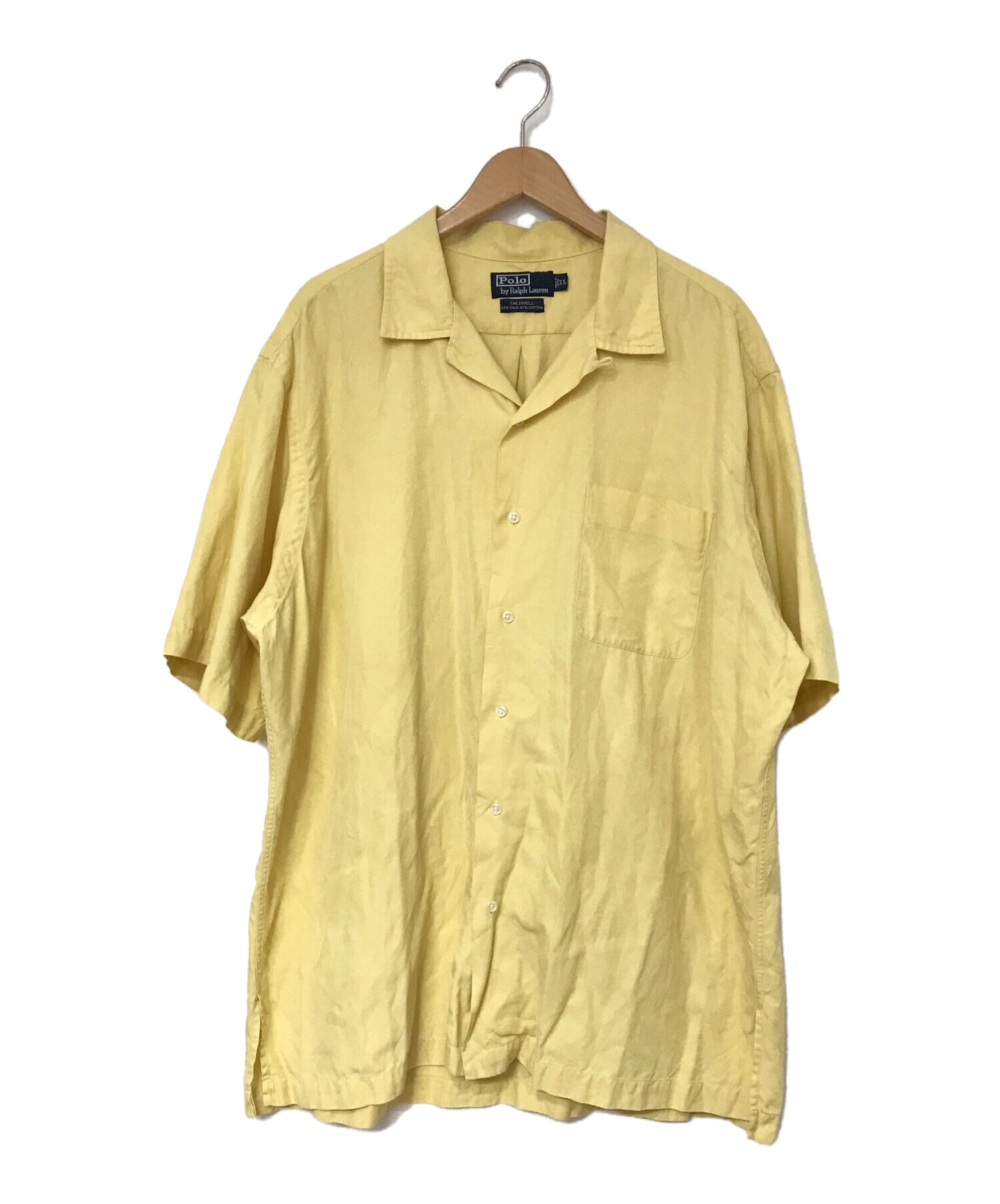 POLO RALPH LAUREN (ポロ・ラルフローレン) CALDWEL オープンカラーシャツ イエロー サイズ:XL