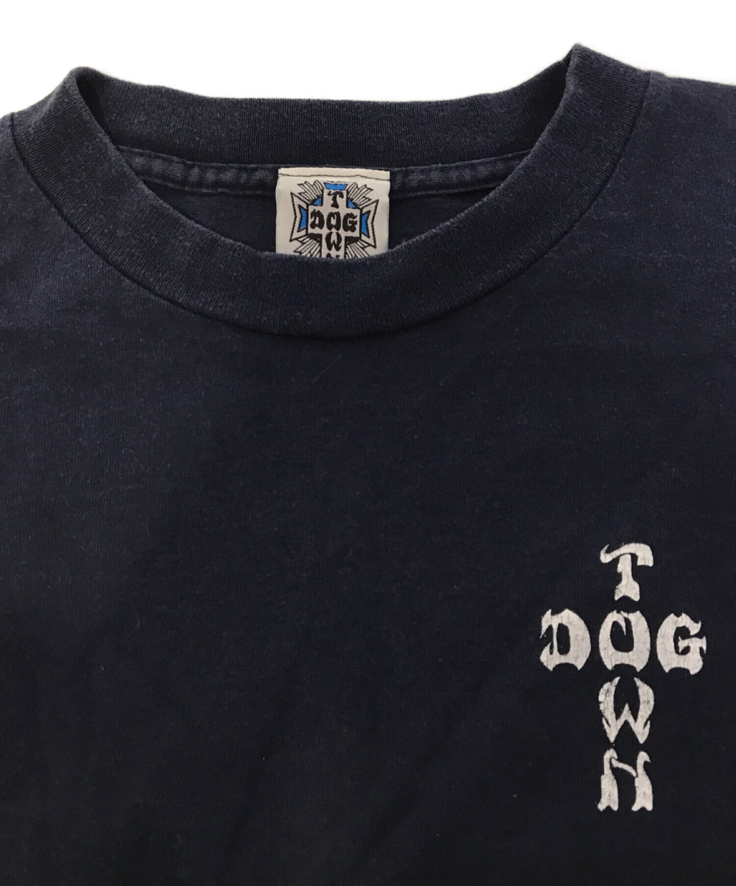 DOG TOWN (ドッグ タウン) バックプリントTシャツ ネイビー サイズ:M