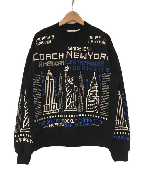 中古・古着通販】COACH (コーチ) Cityscape Embroidered Sweatshirt