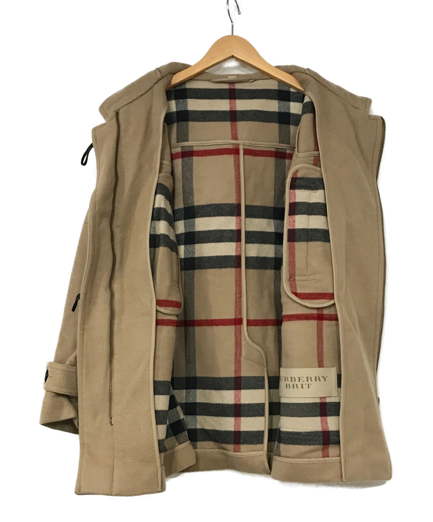 中古・古着通販】BURBERRY BRIT (バーバリーブリット) ダッフルコート